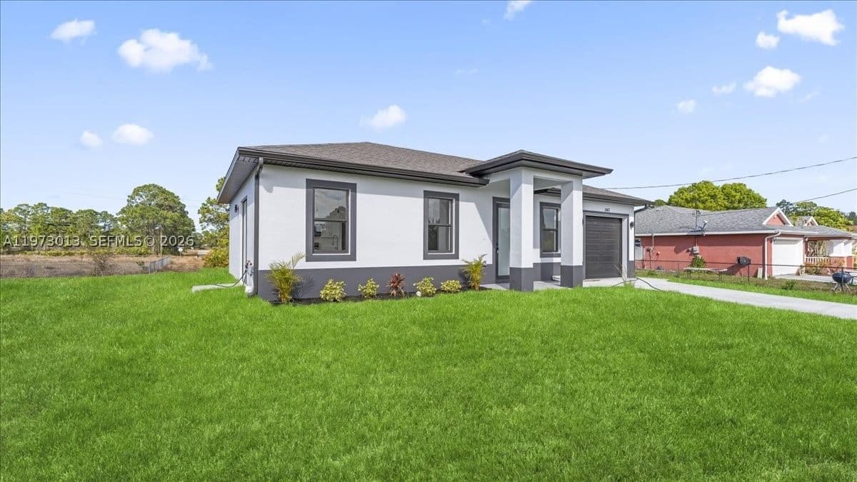 3-bedroom Single-Family Home — 1143 BARFIELD ST E, Lehigh Acres, FL 33974