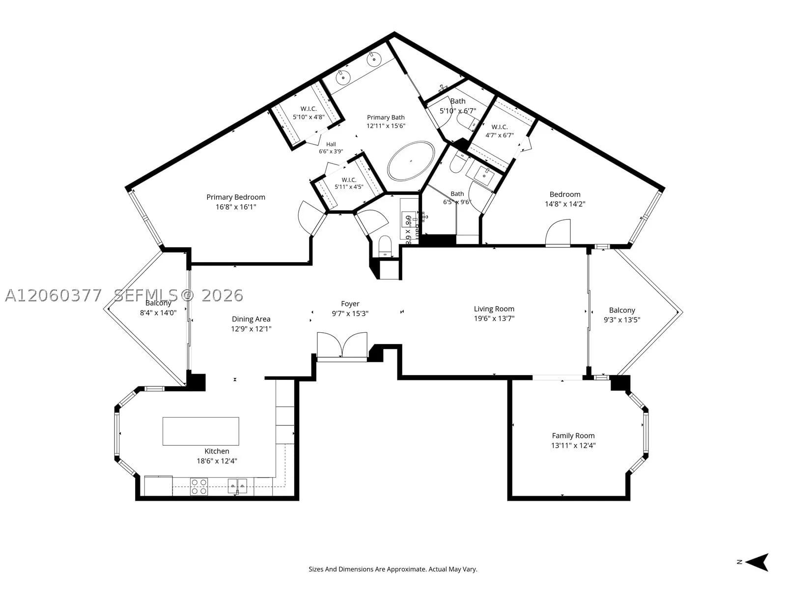2+1 Condo — 300 Pointe Dr #2104, Miami Beach, FL 33139