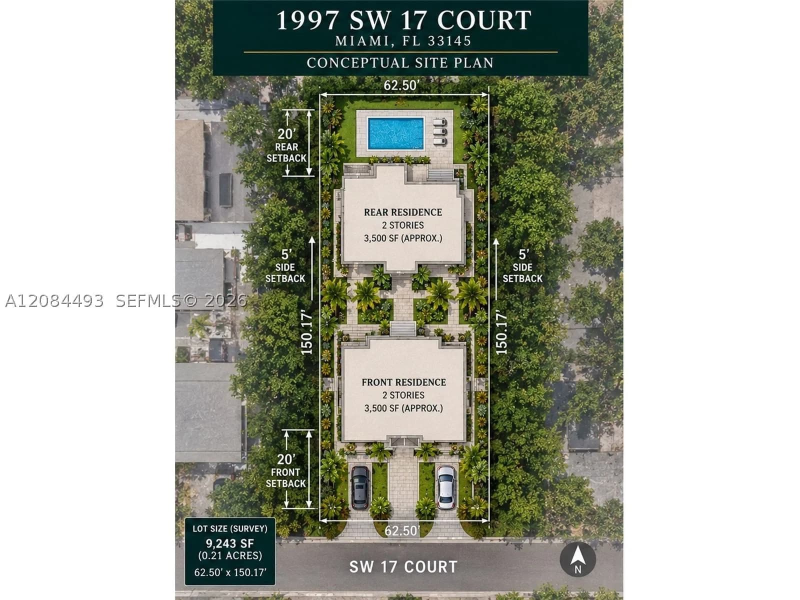 Dubleks — 1997 17th Ct, Miami, FL 33145