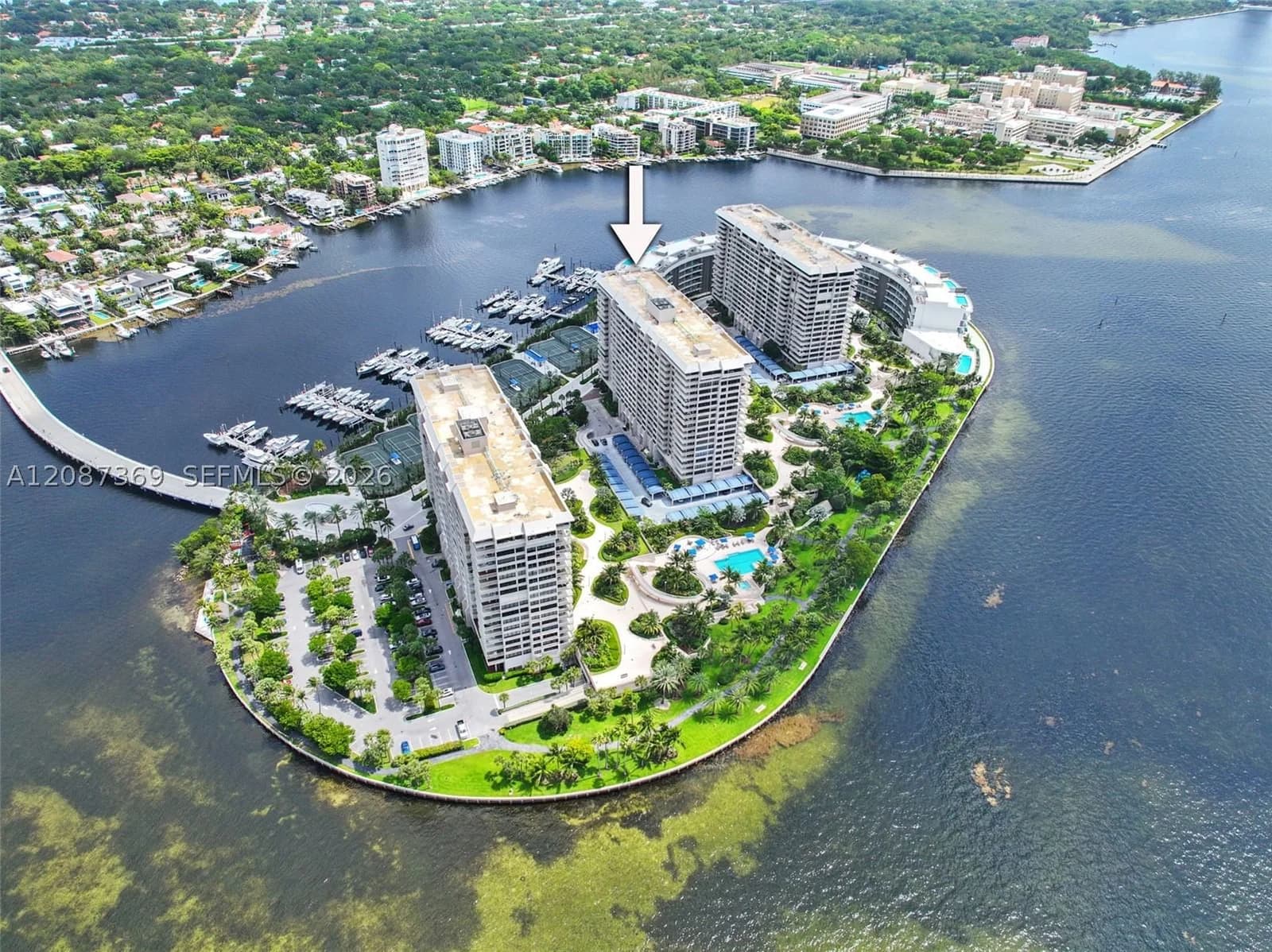 3+1 Condo — 2 Grove Isle Dr #B1402, Miami, FL 33133