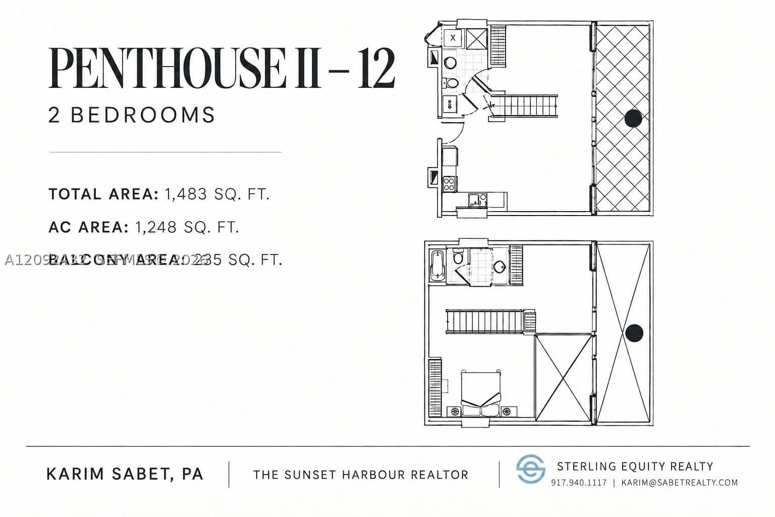 2+1 Condo — 690 1st Ct #PHII12, Miami, FL 33130