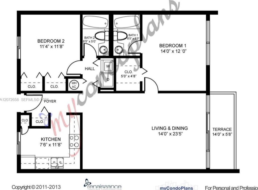 2-bedroom Condo — 3050 Presidential Way APT 403