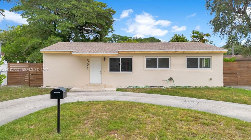 4-bedroom Single-Family Home — 321 NW 56th Ave