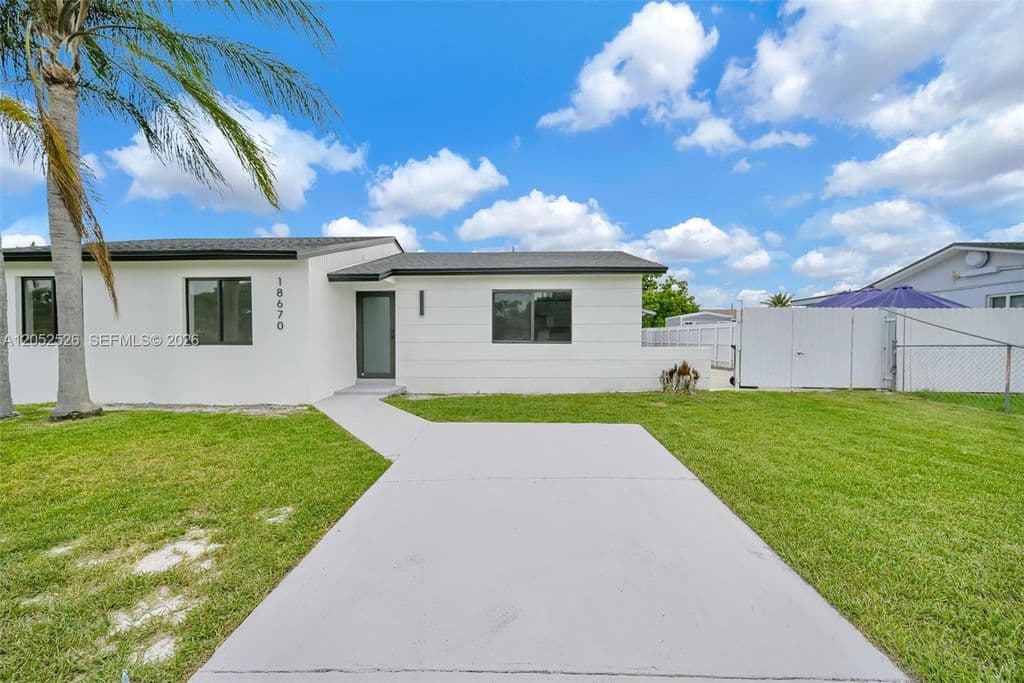 3-bedroom Single-Family Home — 18670 SW 123rd Ct