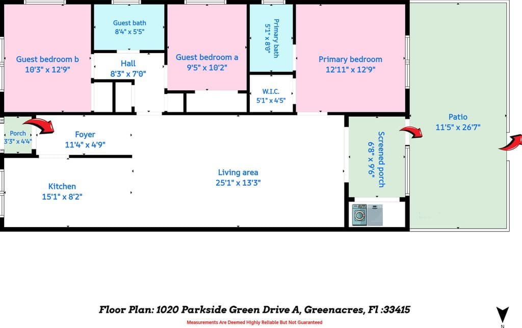 3-bedroom Property — 1020 Parkside Green Drive #A