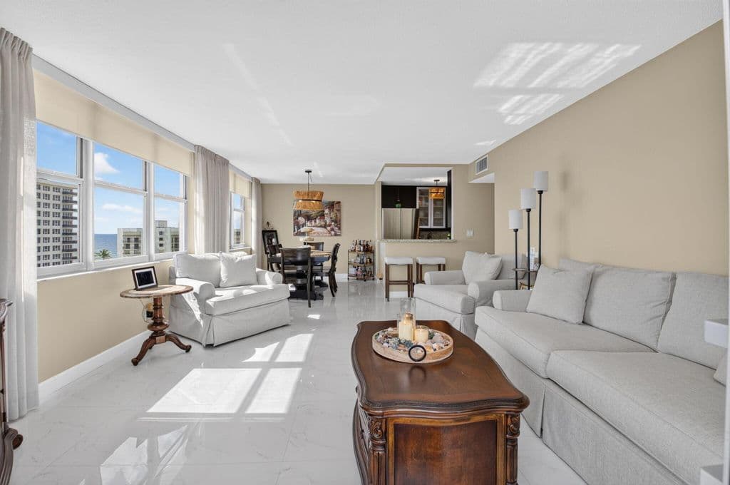 2+1 Condo — 2121 N Ocean Boulevard #1008E