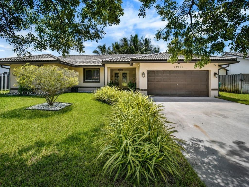 4-bedroom Single-Family Home — 20533 SW 132nd Ave