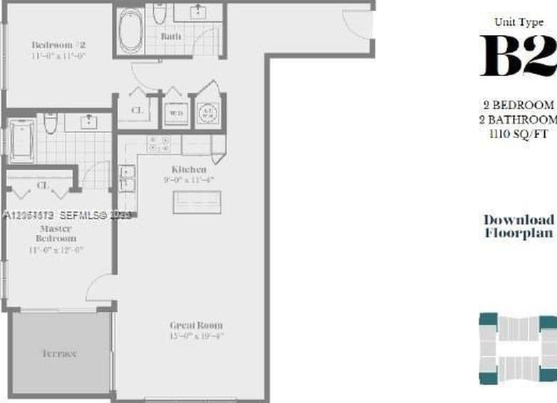 2-bedroom Condo — 1600 NE 1st Ave #1606