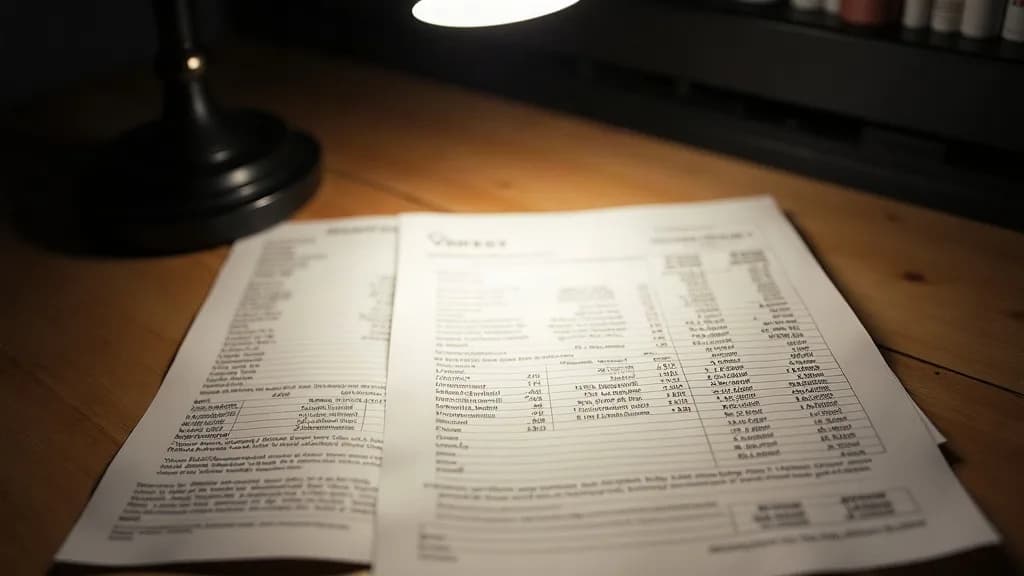 Refinance sonrası kredi geri ödeme planını gösteren belge detaylı temsilî görsel