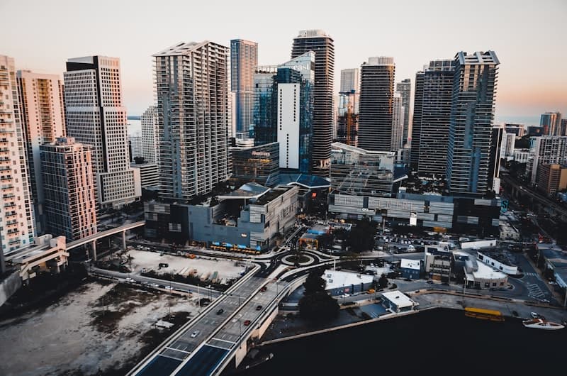 Downtown Miami, Miami havadan görünüm