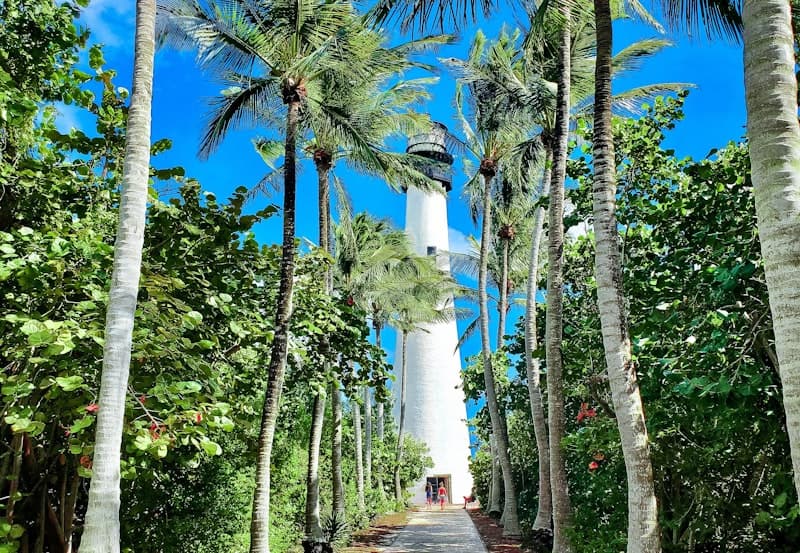 Key Biscayne, Miami havadan görünüm
