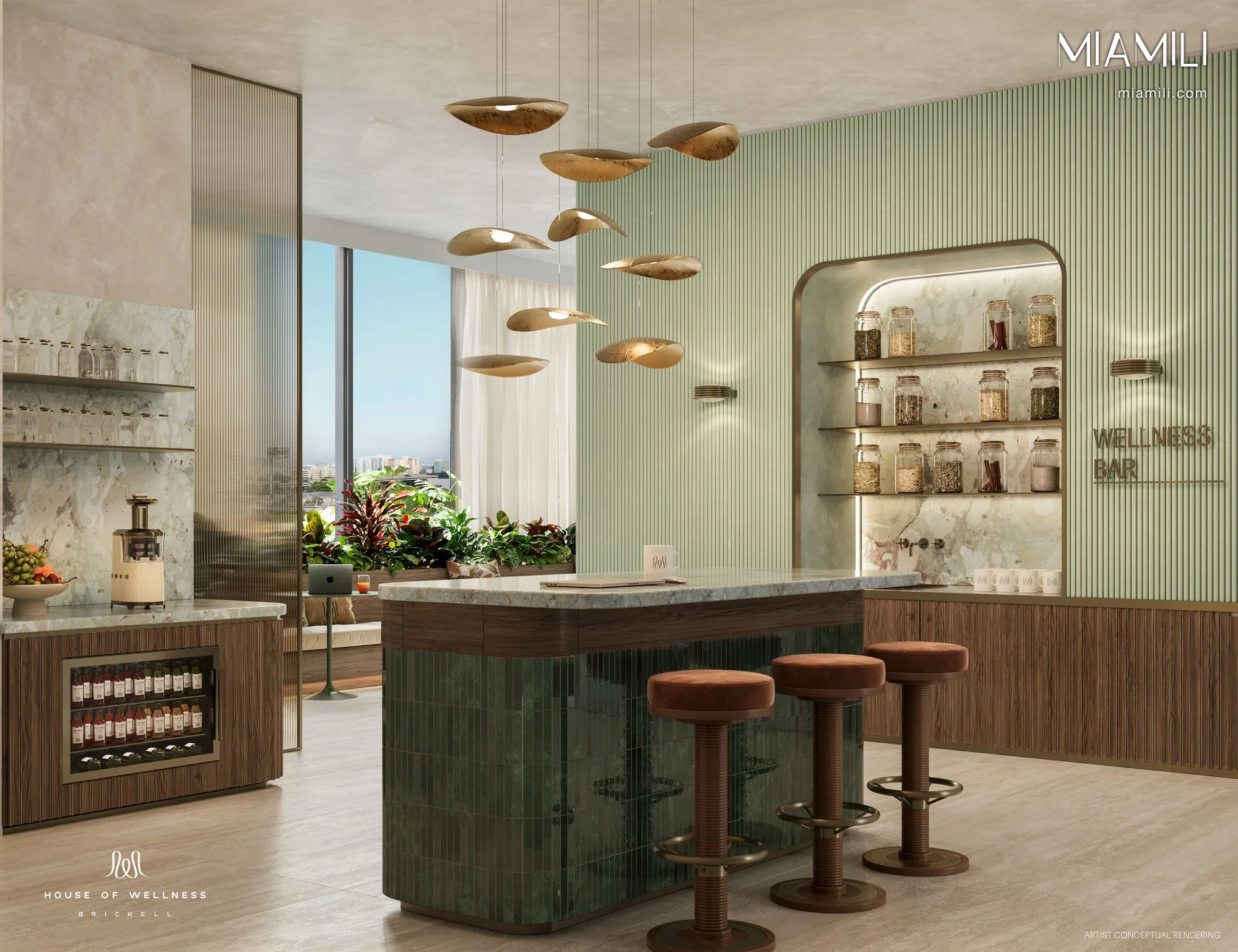 House of Wellness Brickell — Brickell markalı rezidans projesi