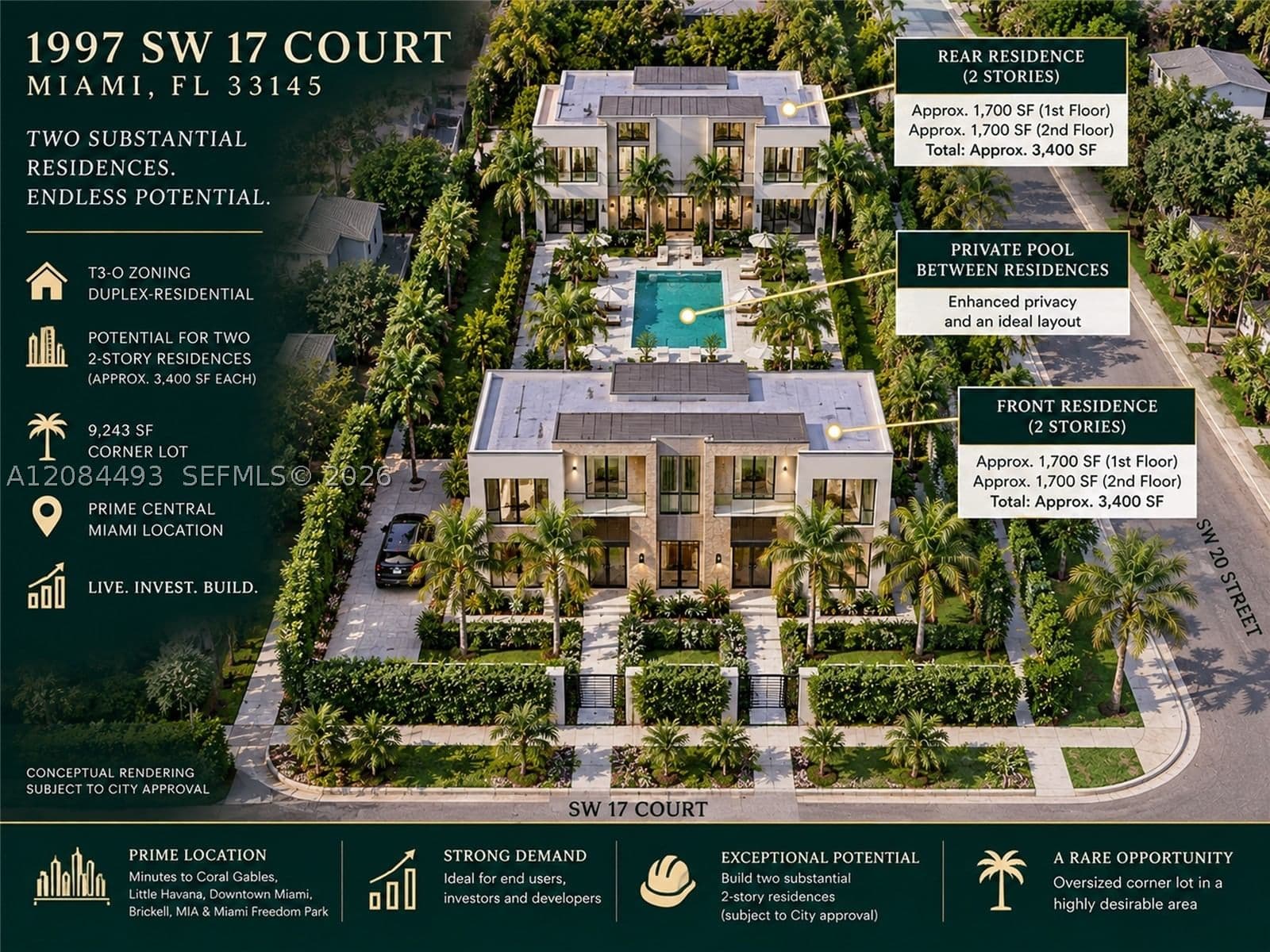 Dubleks — 1997 17th Ct, Miami, FL 33145
