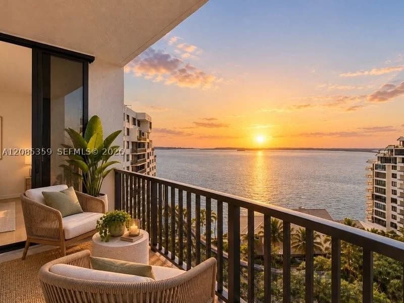 1+1 Condo — 540 Brickell Key Dr #1603, Miami, FL 33131