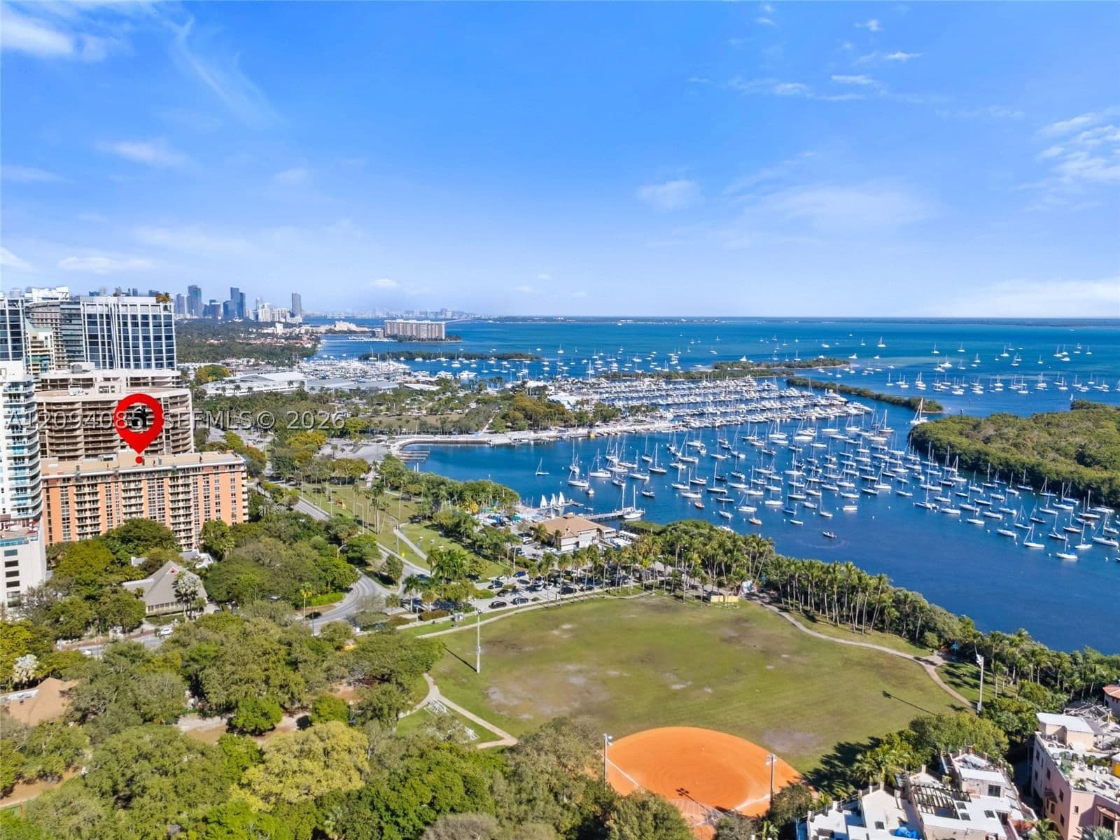 1+1 Condo — 2951 Bayshore Dr #512, Miami, FL 33133