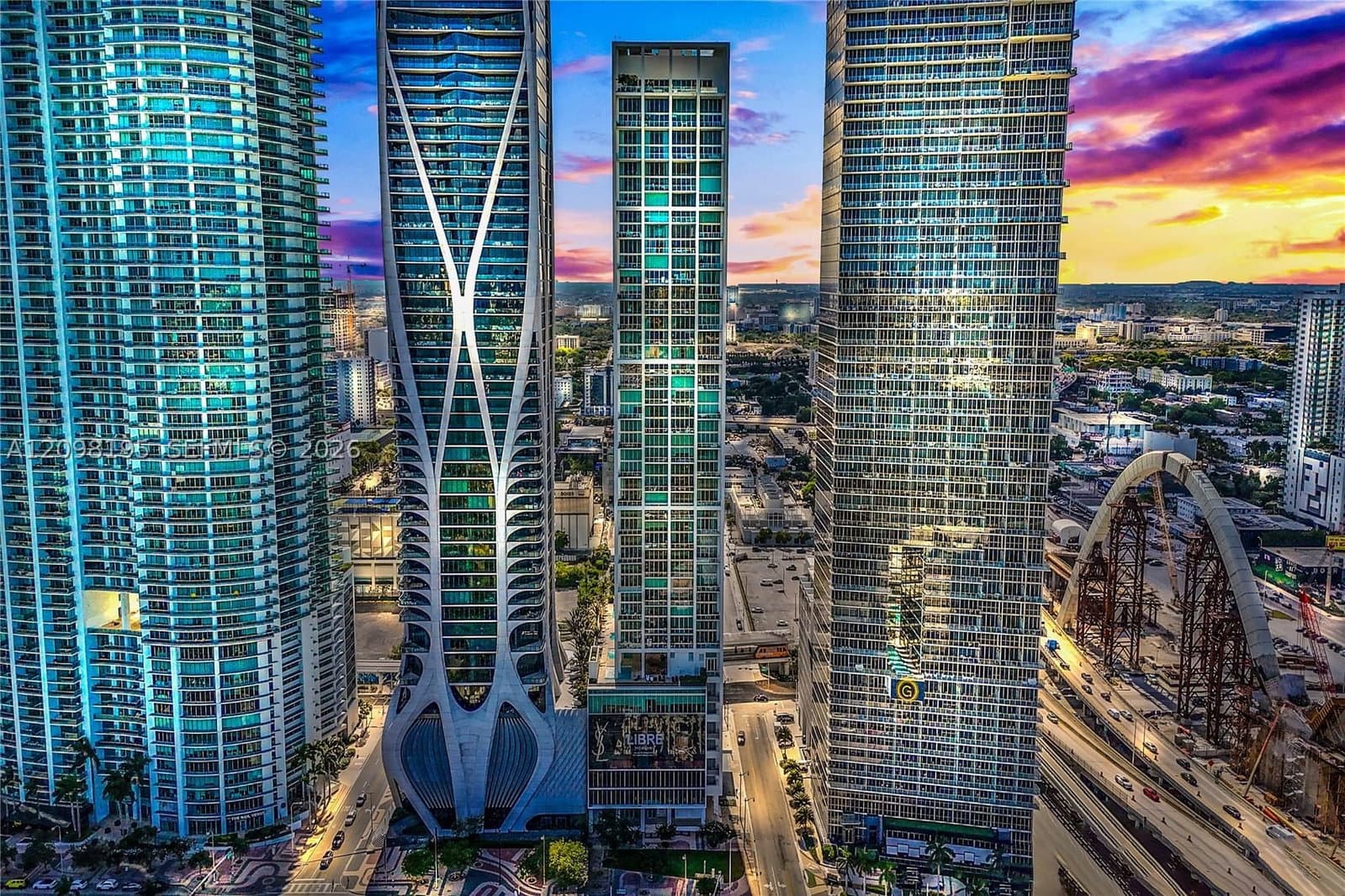 2+1 Condo — 1040 Biscayne Blvd #3802, Miami, FL 33132