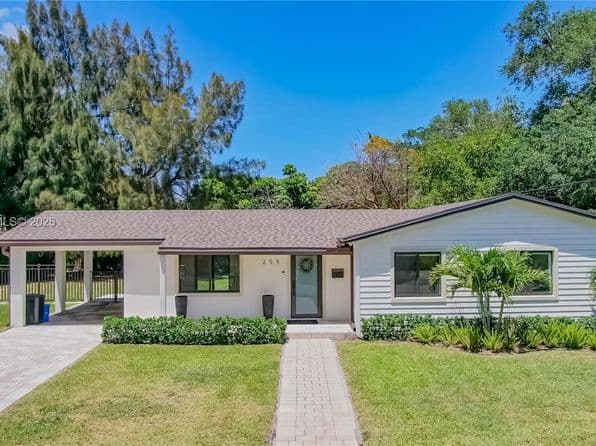 4-bedroom Single-Family Home — 254 Grant Dr, Miami, FL 33133